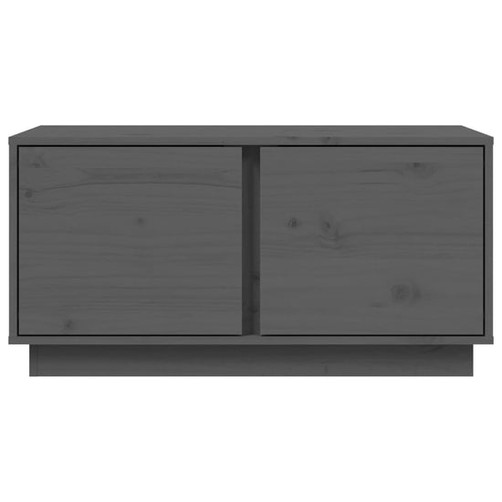 Salontafel 80x50x40 cm massief grenenhout grijs MeubelReus