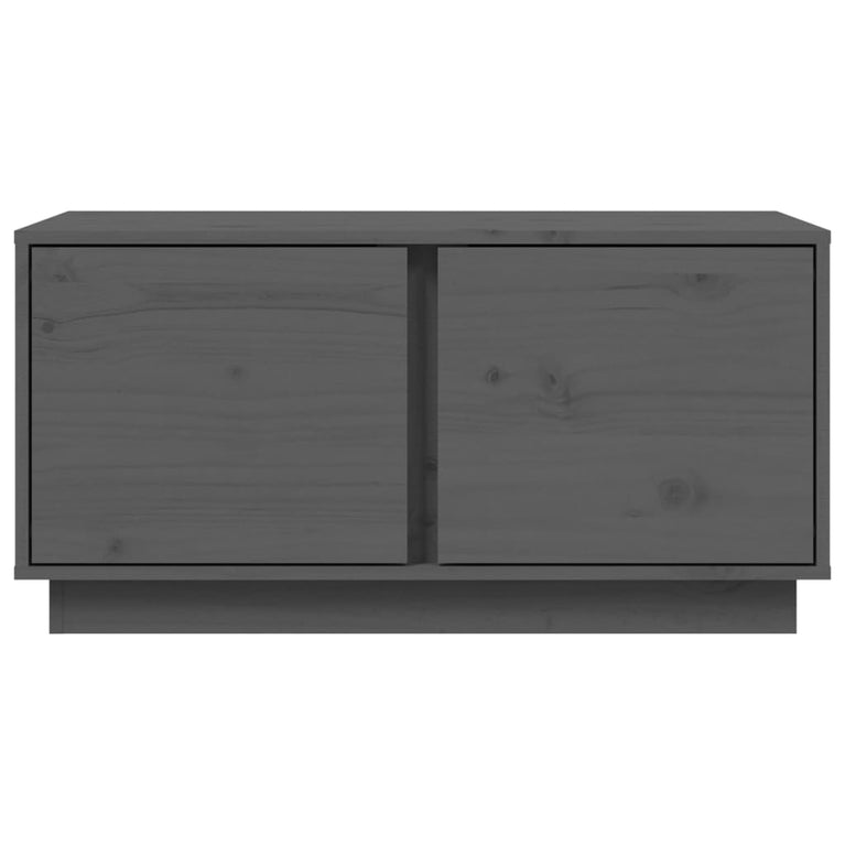 Salontafel 80x50x40 cm massief grenenhout grijs MeubelReus