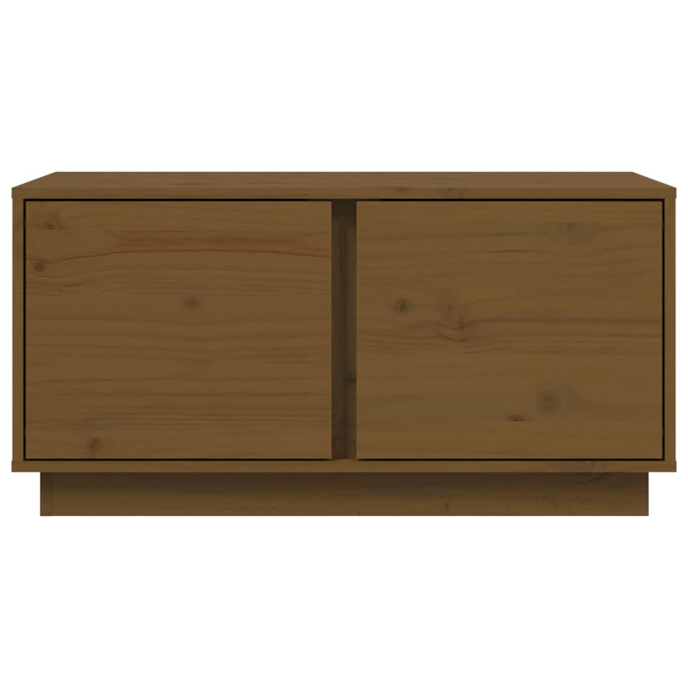 Salontafel 80x50x40 cm massief grenenhout honingbruin MeubelReus