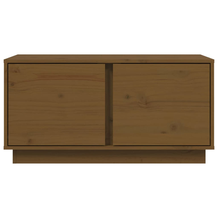 Salontafel 80x50x40 cm massief grenenhout honingbruin MeubelReus