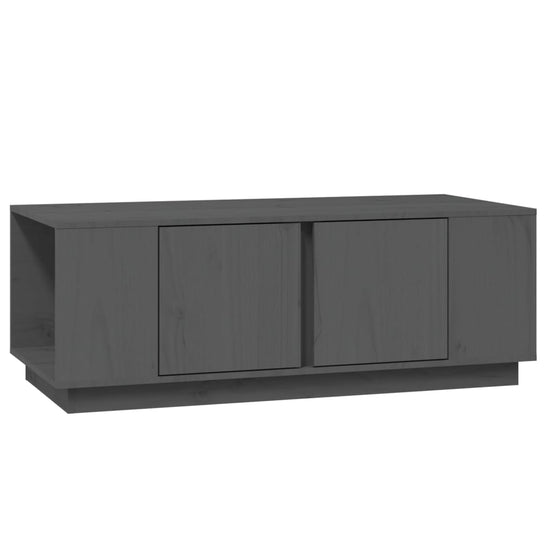 Salontafel 110x50x40 cm massief grenenhout grijs MeubelReus
