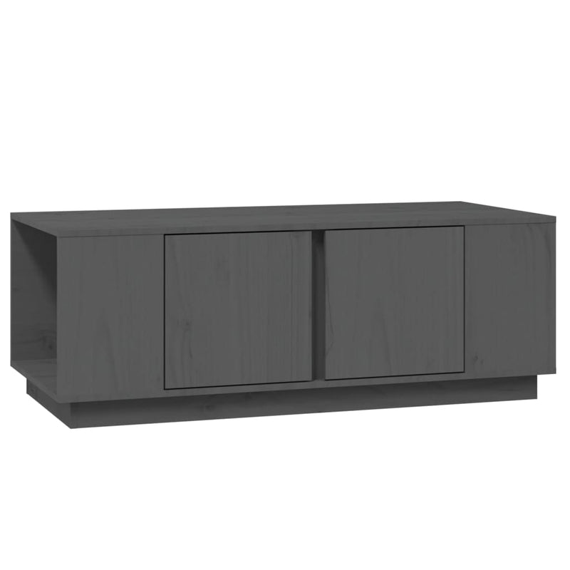 Salontafel 110x50x40 cm massief grenenhout grijs MeubelReus