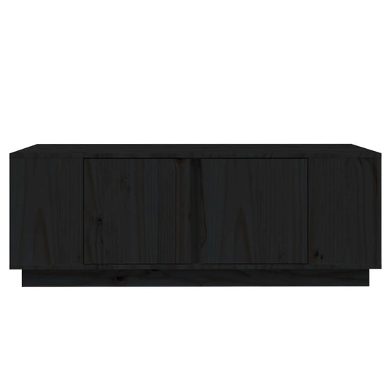 Salontafel 110x50x40 cm massief grenenhout zwart MeubelReus