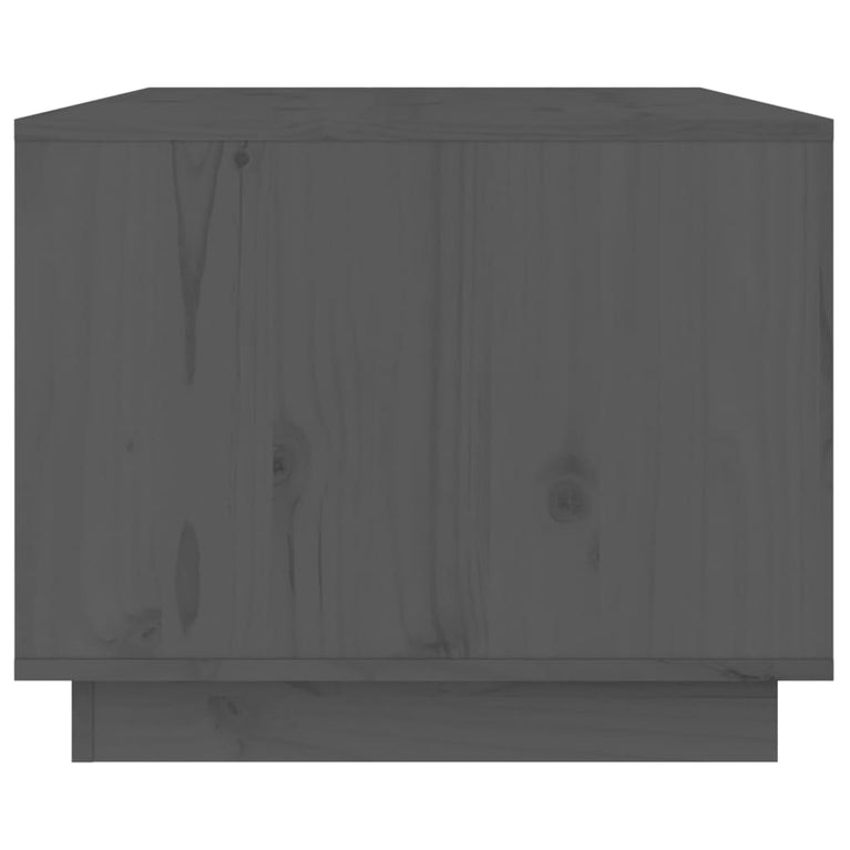 Salontafel 80x50x40 cm massief grenenhout grijs MeubelReus