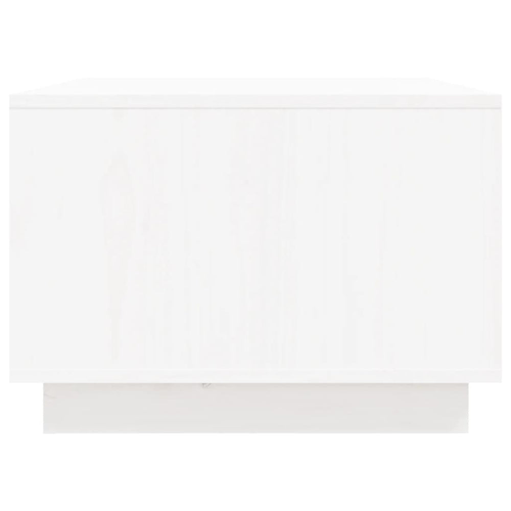 Salontafel 80x50x35 cm massief grenenhout wit MeubelReus