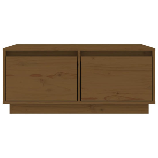 Salontafel 80x50x35 cm massief grenenhout honingbruin MeubelReus