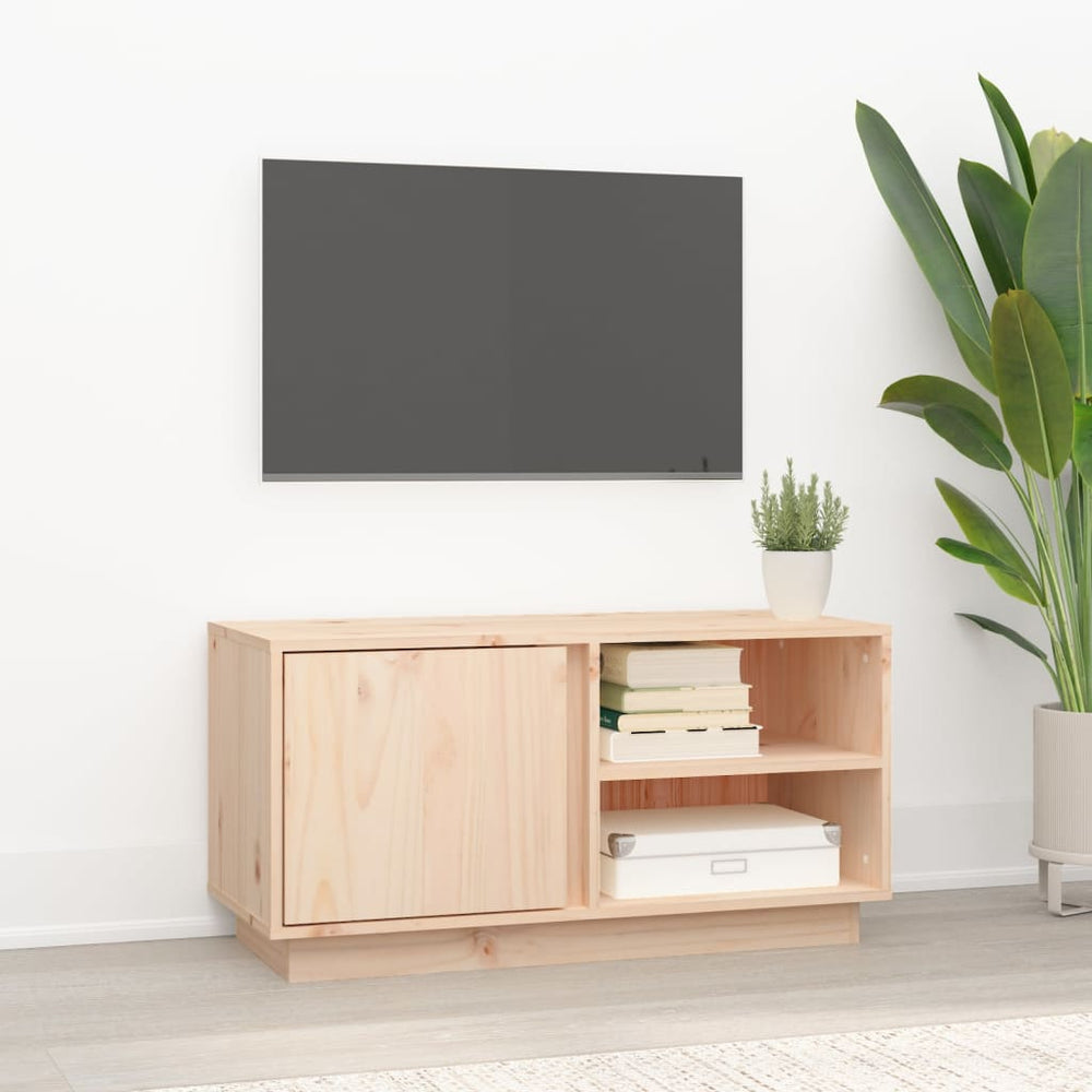 Tv-meubel 80x35x40,5 cm massief grenenhout MeubelReus
