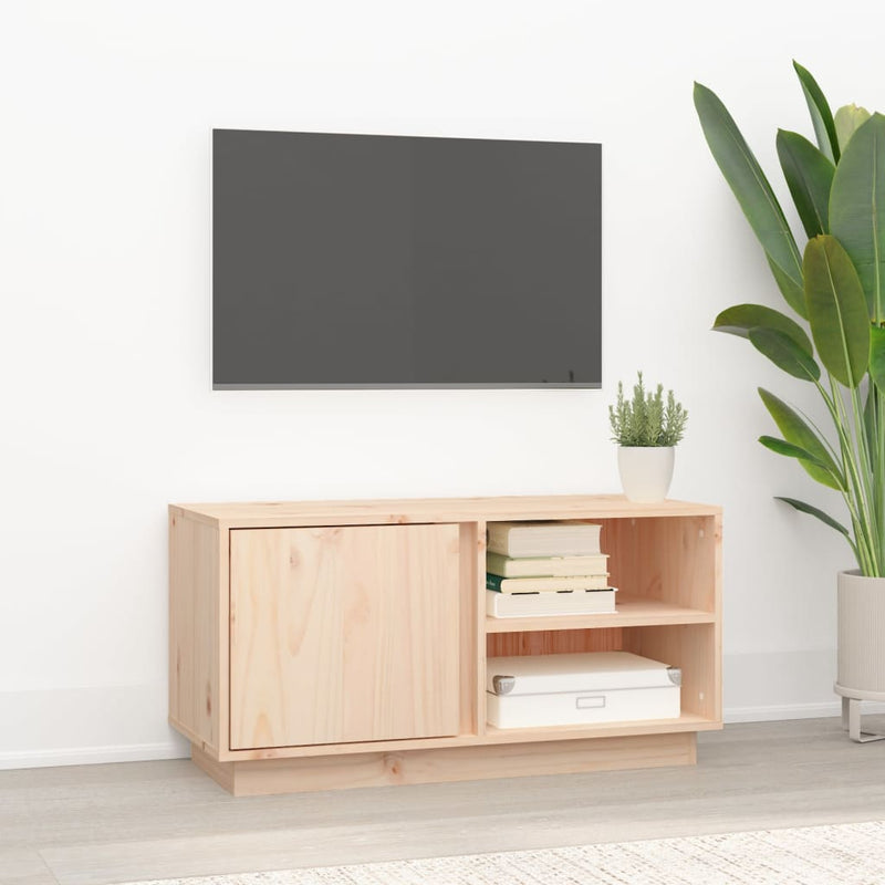 Tv-meubel 80x35x40,5 cm massief grenenhout MeubelReus