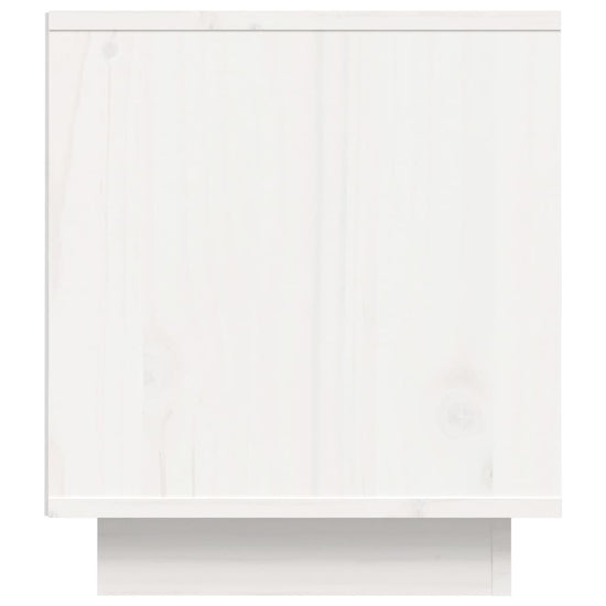 Tv-meubel 80x35x40,5 cm massief grenenhout wit MeubelReus