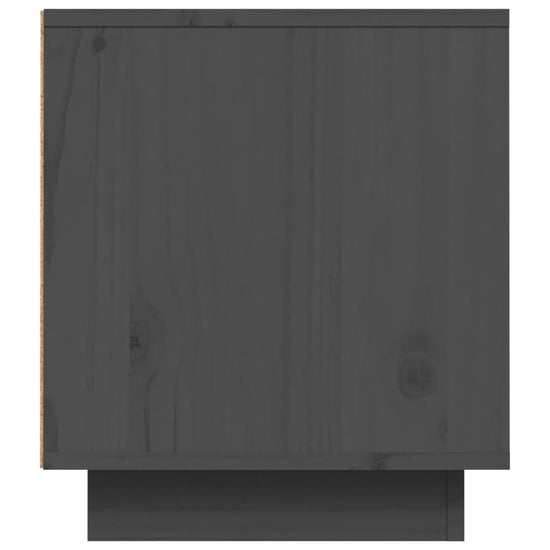 Tv-meubel 80x35x40,5 cm massief grenenhout grijs MeubelReus