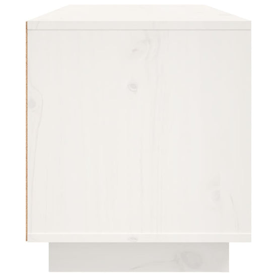 Tv-meubel 80x35x40,5 cm massief grenenhout wit MeubelReus