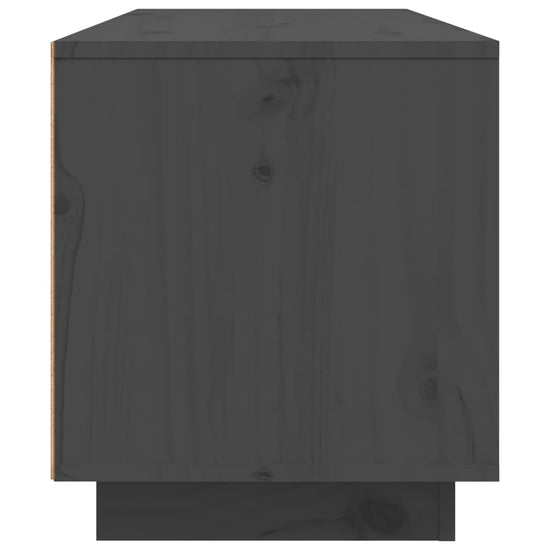 Tv-meubel 80x35x40,5 cm massief grenenhout grijs MeubelReus