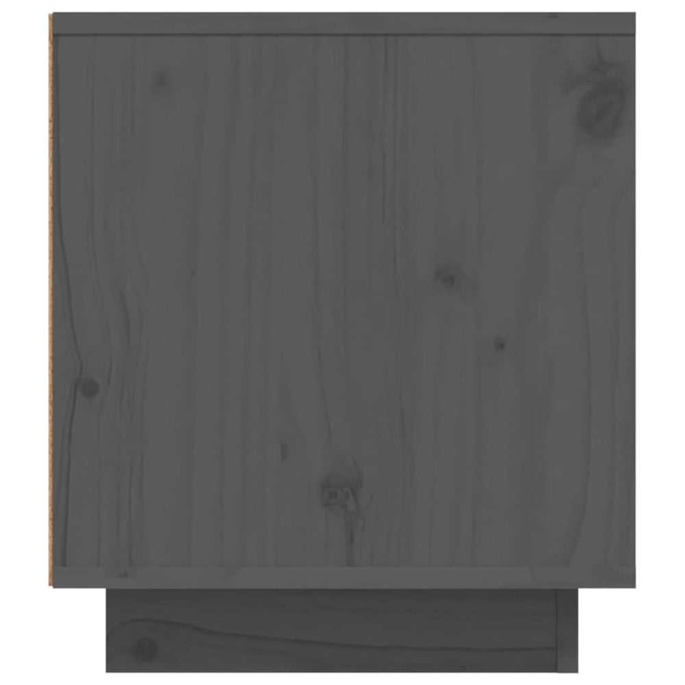 Tv-meubel 110x35x40,5 cm massief grenenhout grijs MeubelReus