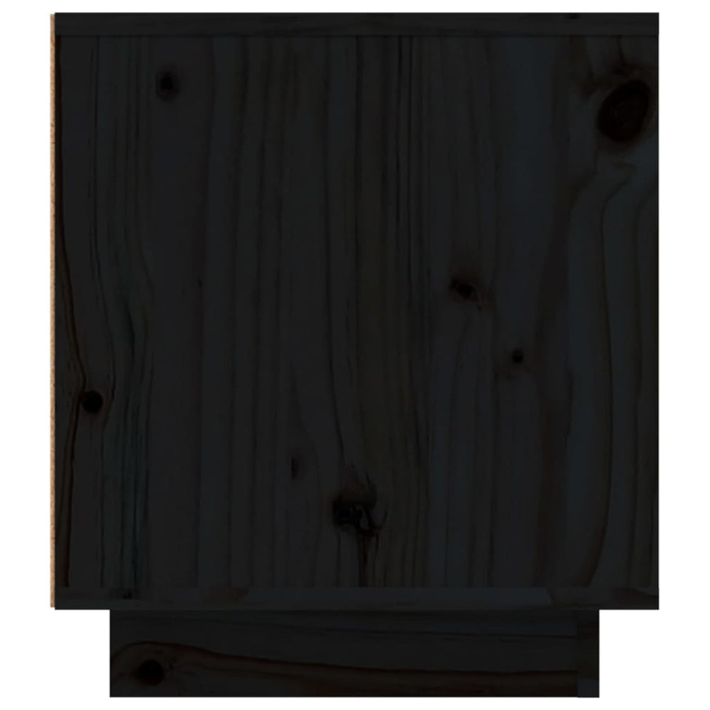 Tv-meubel 110x35x40,5 cm massief grenenhout zwart MeubelReus