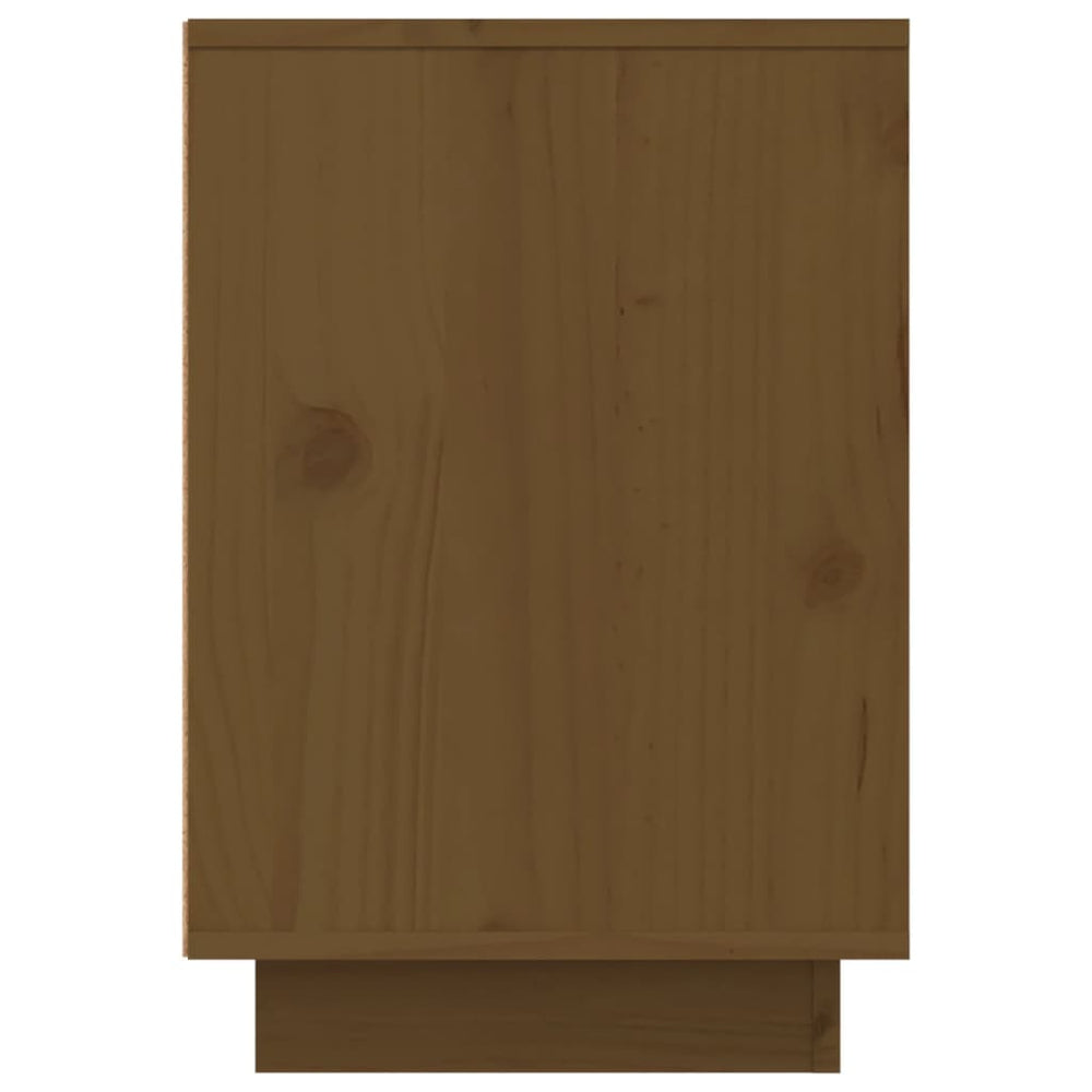 Nachtkastjes 2 st 50x34x50 cm massief grenenhout honingbruin MeubelReus