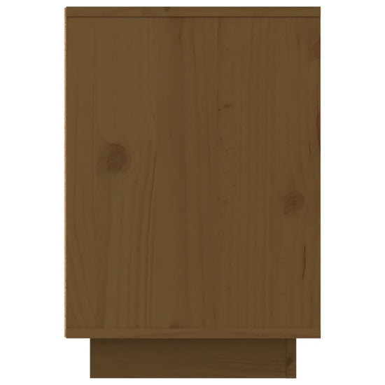 Nachtkastjes 2 st 50x34x50 cm massief grenenhout honingbruin MeubelReus