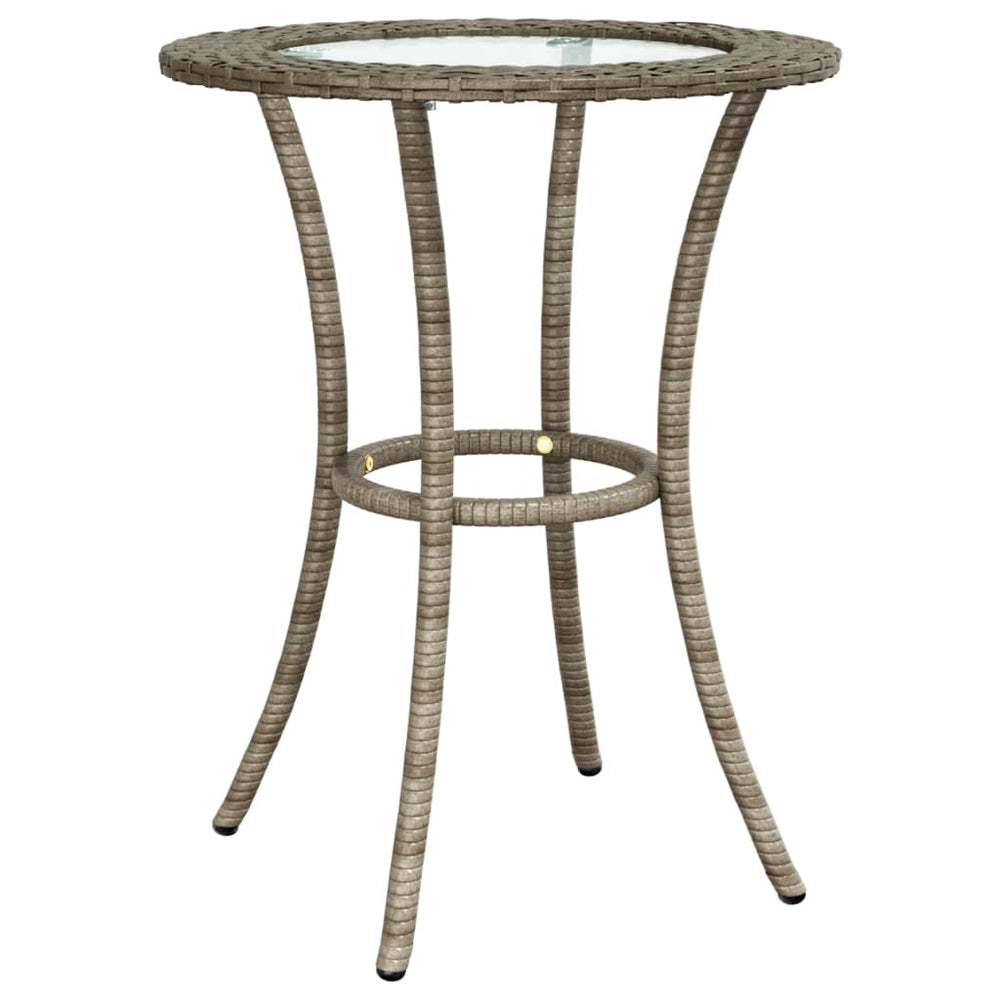 2-delige Loungeset met kussens L-vormig poly rattan grijs MeubelReus