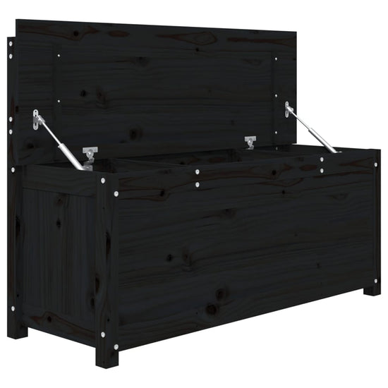 Bankje 110x41x76,5 cm massief grenenhout zwart MeubelReus