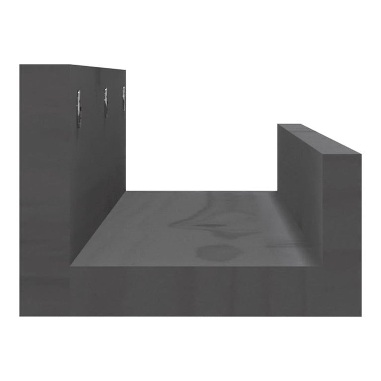 Wandschappen 2 st 50x12x9 cm massief grenenhout grijs MeubelReus