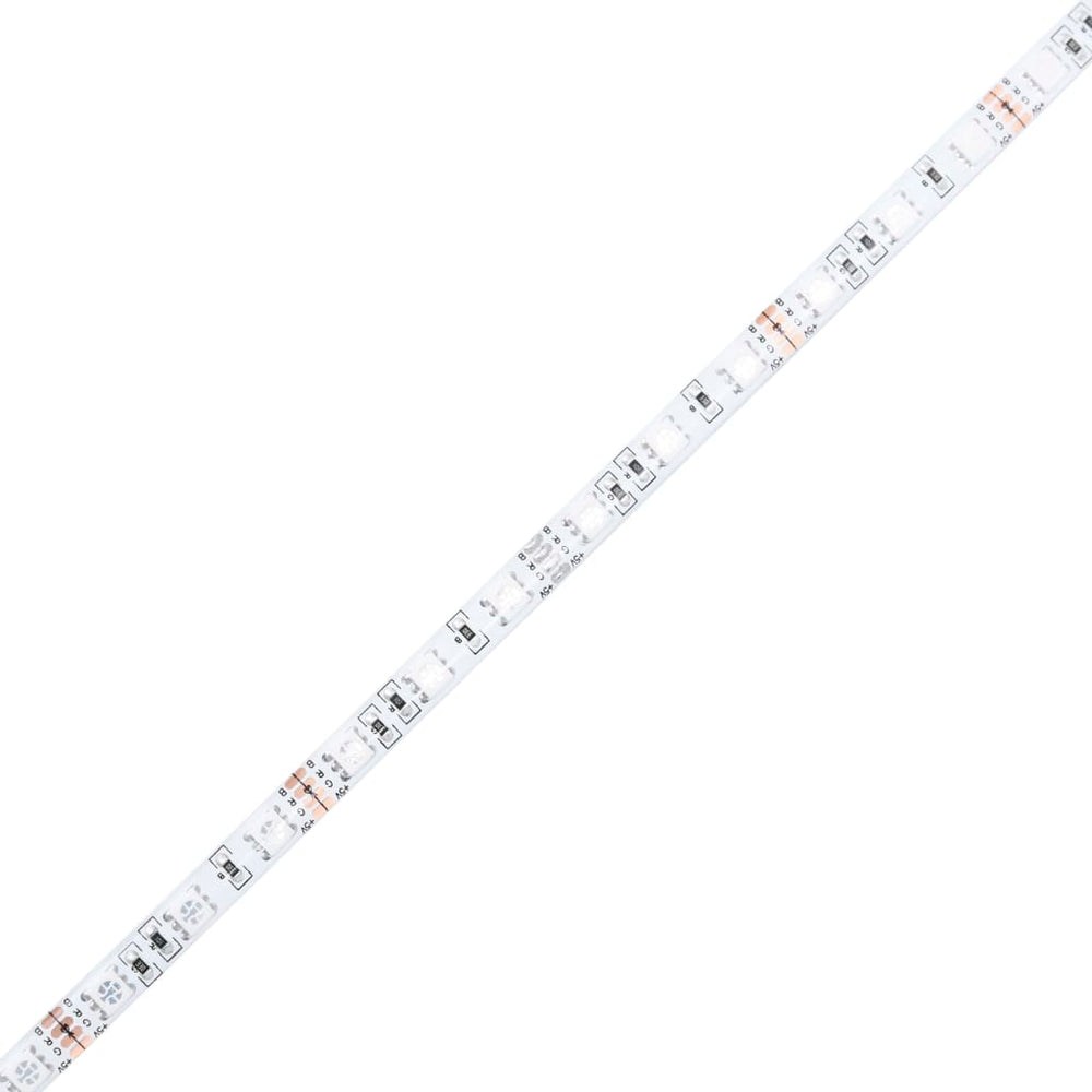Nachtkastjes 2 st met LED's 70x36,5x40 cm gerookt eikenkleurig MeubelReus