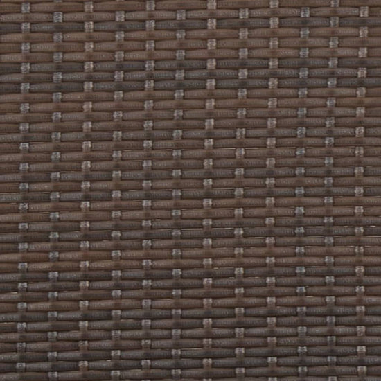 Tuinbank 2-zits met kussens poly rattan bruin MeubelReus