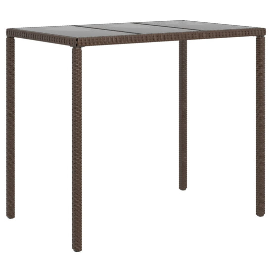 6-delige Loungeset met kussens poly rattan bruin MeubelReus