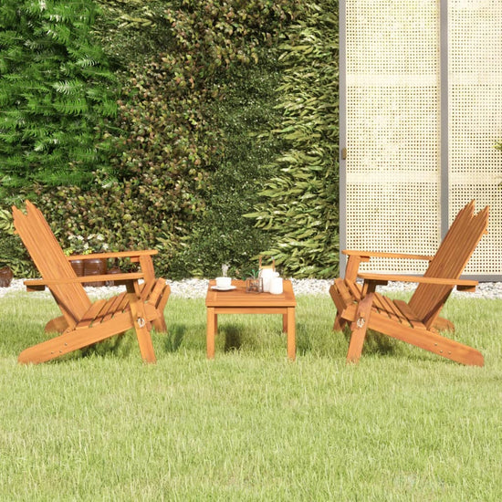 3-delige Loungeset Adirondack massief acaciahout MeubelReus