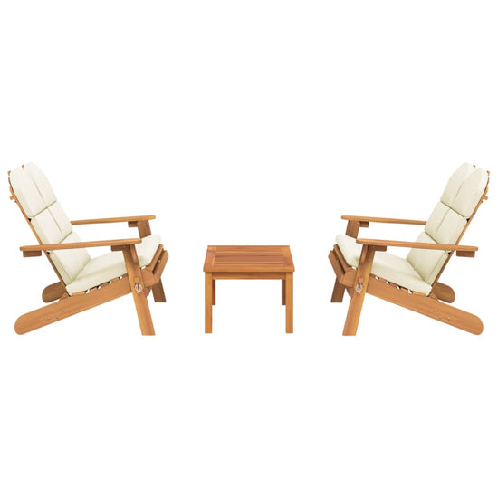 3-delige Loungeset Adirondack massief acaciahout MeubelReus