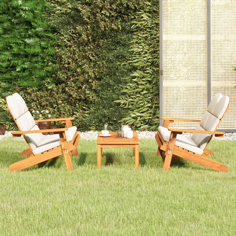 3-delige Loungeset Adirondack massief acaciahout MeubelReus