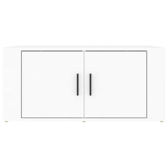 Salontafel 80x50x36 cm bewerkt hout wit MeubelReus