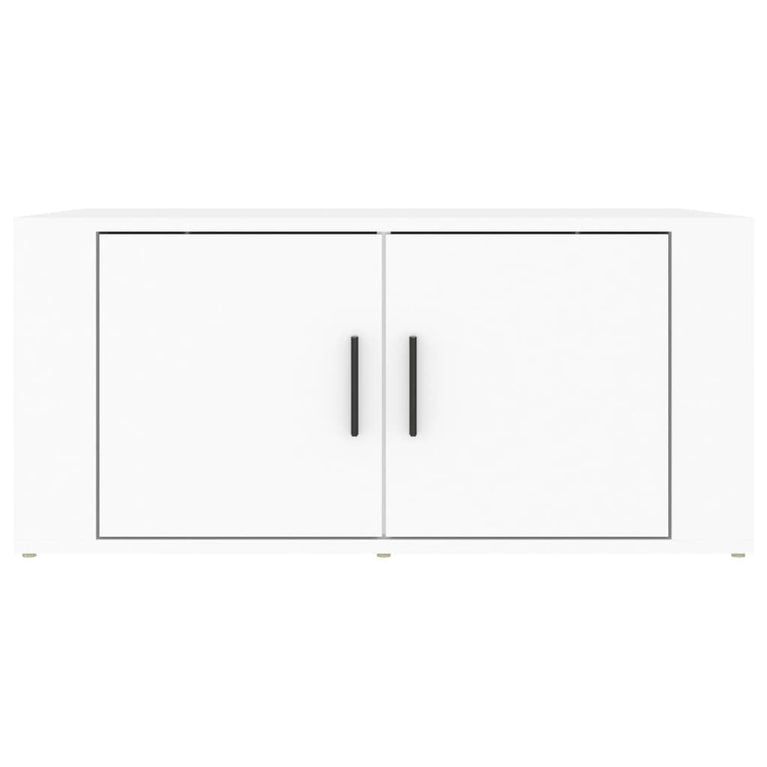 Salontafel 80x50x36 cm bewerkt hout wit MeubelReus