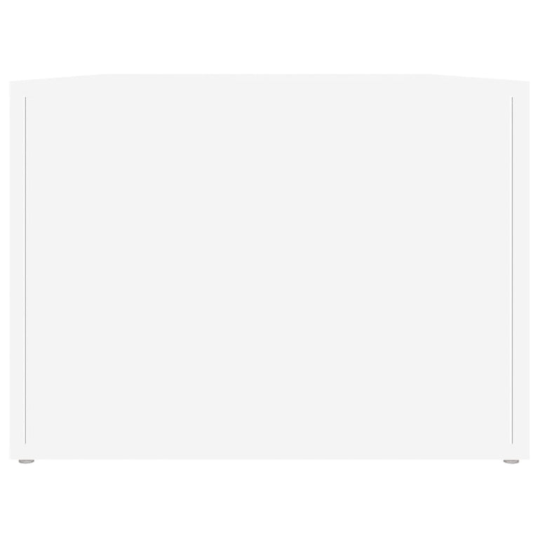 Salontafel 80x50x36 cm bewerkt hout wit MeubelReus