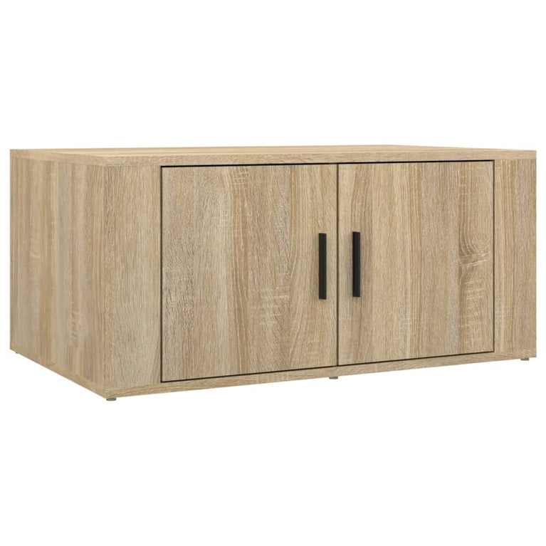 Salontafel 80x50x36 cm bewerkt hout sonoma eikenkleurig MeubelReus
