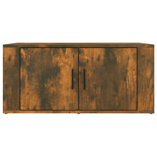 Salontafel 80x50x36 cm bewerkt hout gerookt eikenkleurig MeubelReus