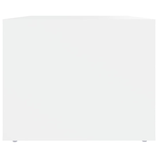 Salontafel 80x50x40 cm bewerkt hout wit MeubelReus