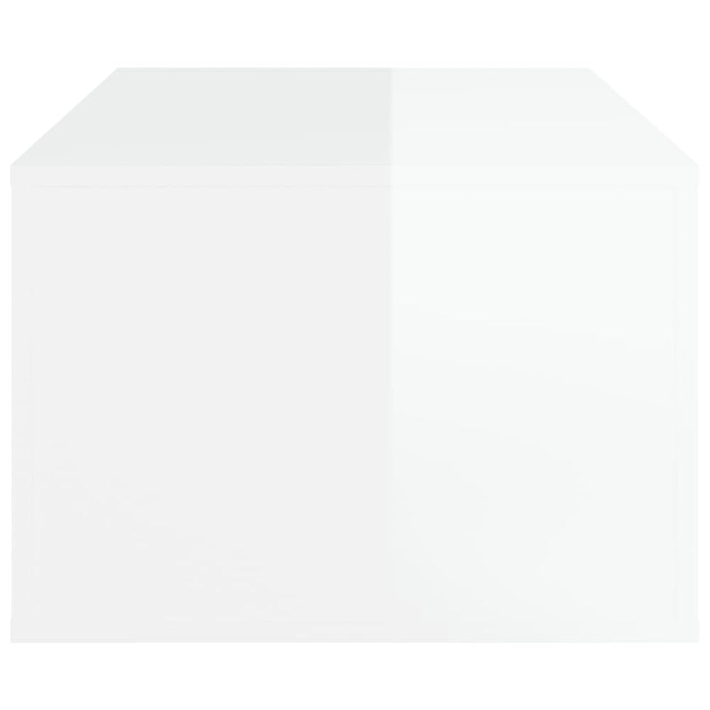 Salontafel 100x50,5x35 cm bewerkt hout hoogglans wit MeubelReus