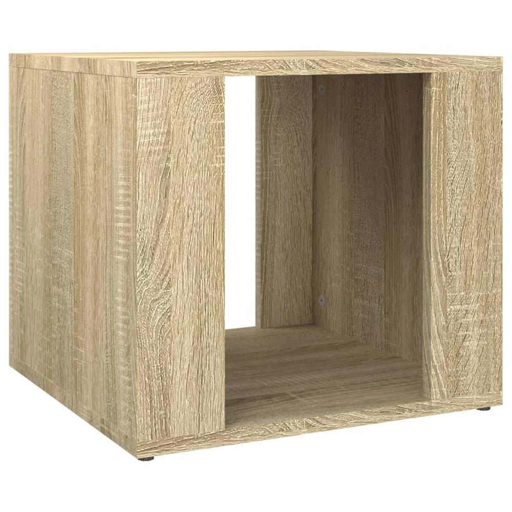 Nachtkastje 41x40x36 cm bewerkt hout sonoma eikenkleurig MeubelReus