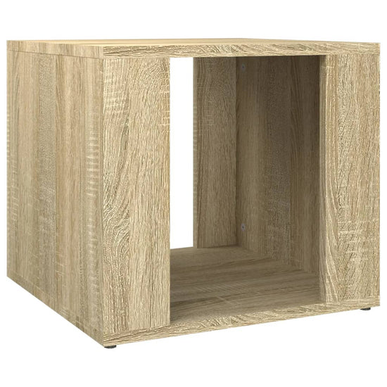Nachtkastje 41x40x36 cm bewerkt hout sonoma eikenkleurig MeubelReus
