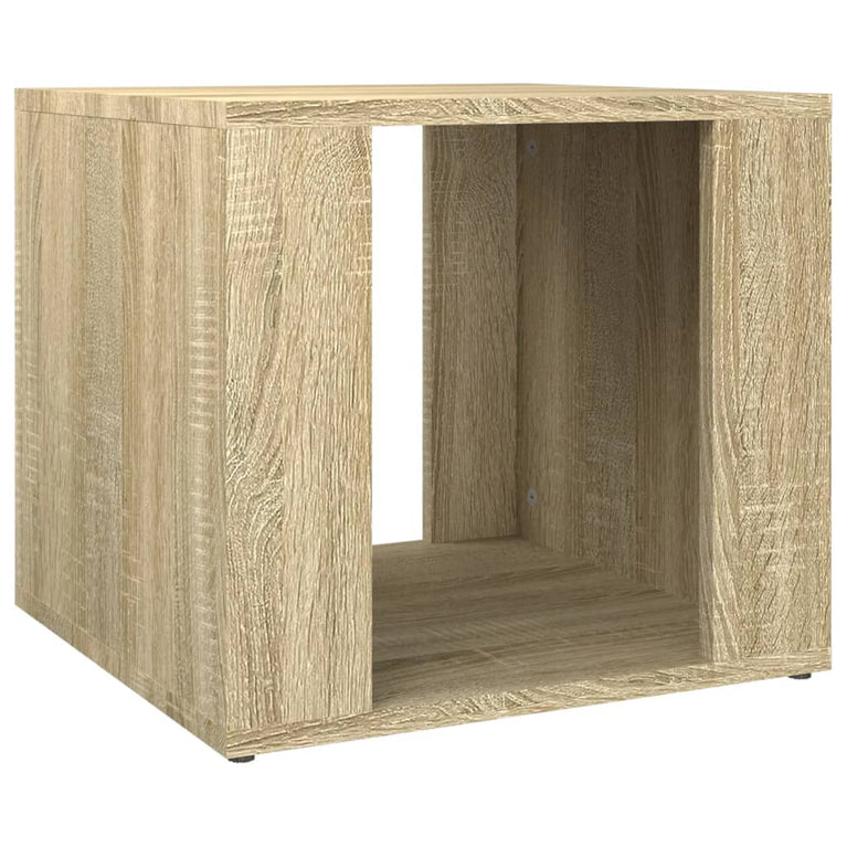 Nachtkastje 41x40x36 cm bewerkt hout sonoma eikenkleurig MeubelReus