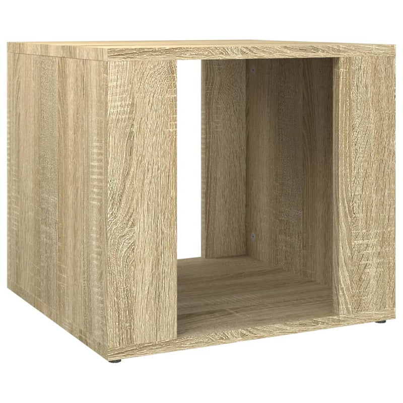 Nachtkastje 41x40x36 cm bewerkt hout sonoma eikenkleurig MeubelReus
