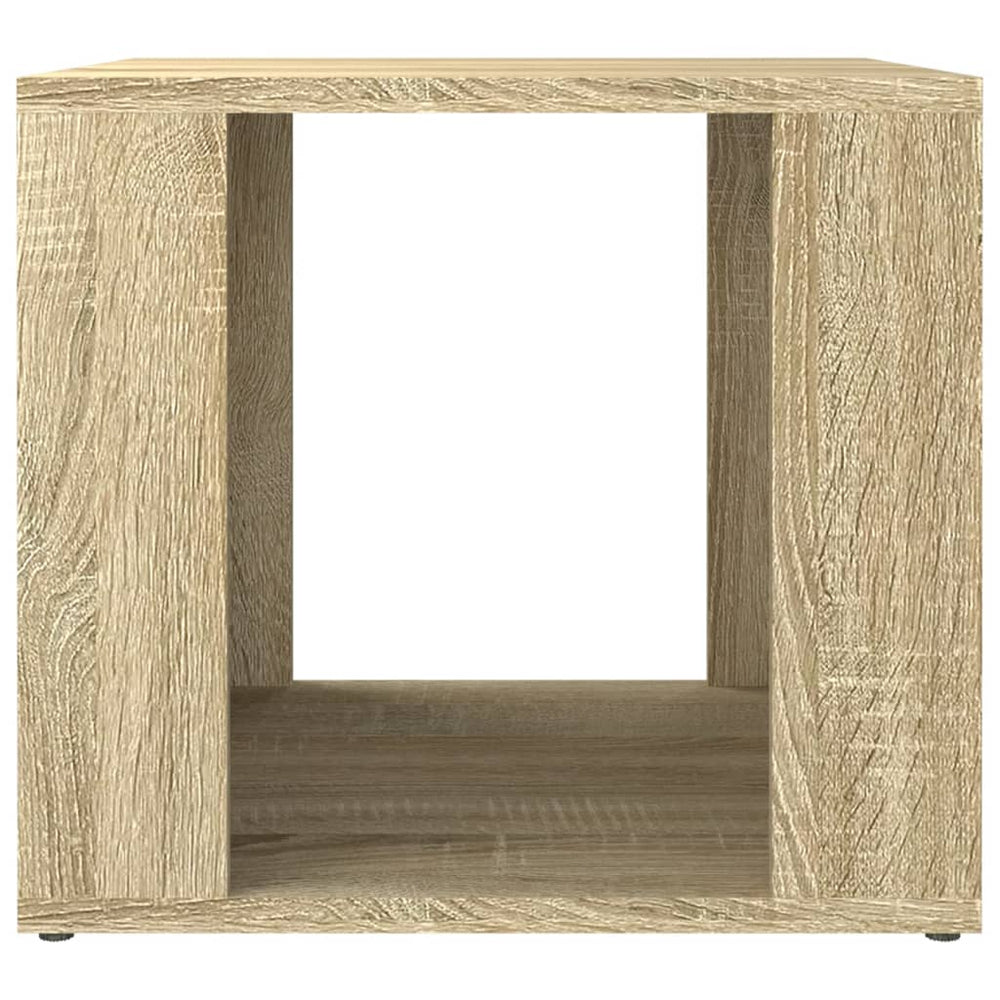 Nachtkastje 41x40x36 cm bewerkt hout sonoma eikenkleurig MeubelReus