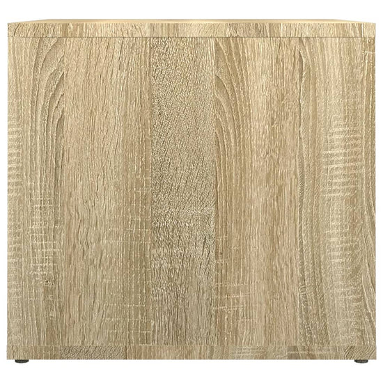 Nachtkastje 41x40x36 cm bewerkt hout sonoma eikenkleurig MeubelReus