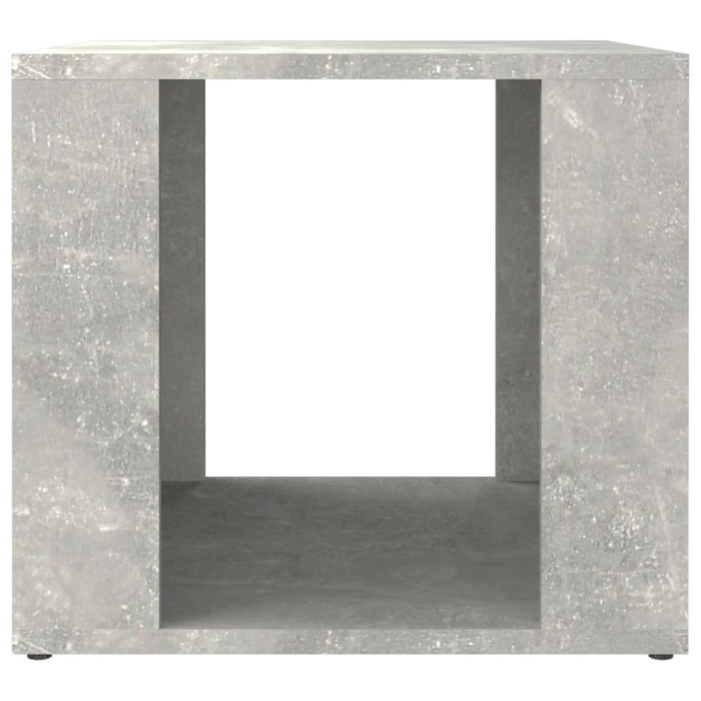 Nachtkastje 41x40x36 cm bewerkt hout betongrijs MeubelReus