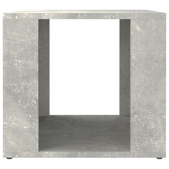 Nachtkastje 41x40x36 cm bewerkt hout betongrijs MeubelReus