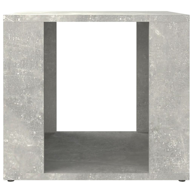 Nachtkastje 41x40x36 cm bewerkt hout betongrijs MeubelReus