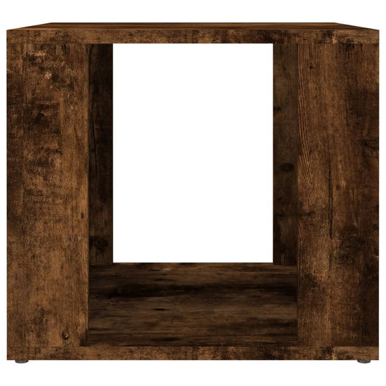 Nachtkastje 41x40x36 cm bewerkt hout gerookt eikenkleurig MeubelReus