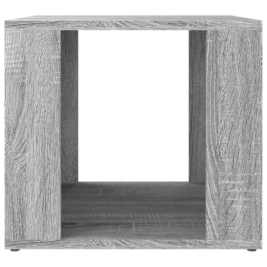 Nachtkastje 41x40x36 cm bewerkt hout grijs sonoma eikenkleur MeubelReus