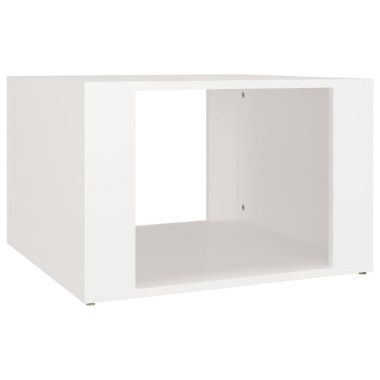 Nachtkastje 57x55x36 cm bewerkt hout wit MeubelReus