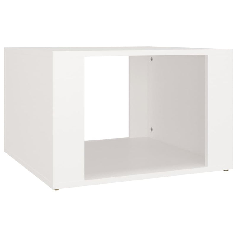 Nachtkastje 57x55x36 cm bewerkt hout wit MeubelReus