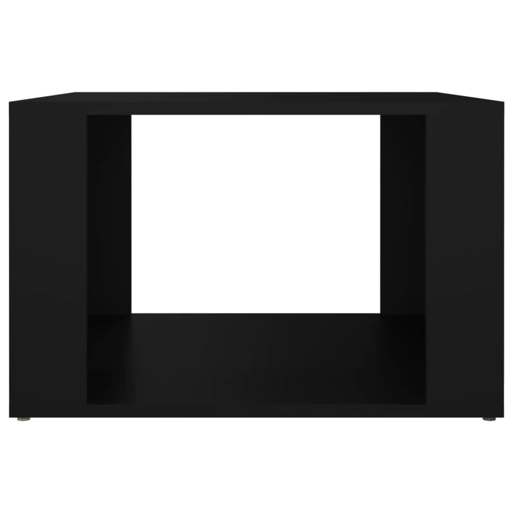Nachtkastje 57x55x36 cm bewerkt hout zwart MeubelReus